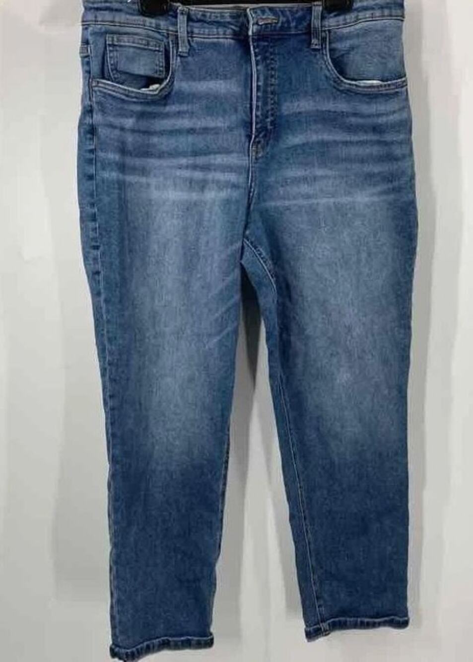 Kut From The Kloth Womens Blue Med Wash Skinny Jeans 16 STRETCH CLASSIC DENIM